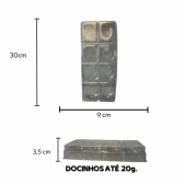 Candy Box 08 Cavidades 21x02un - VERMELHO METALIZADO