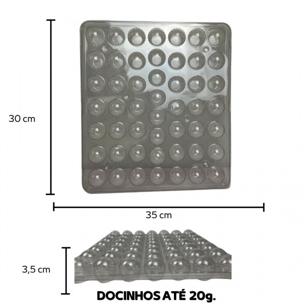 Flipball 50 Cavidades 24x05un - CRISTAL
