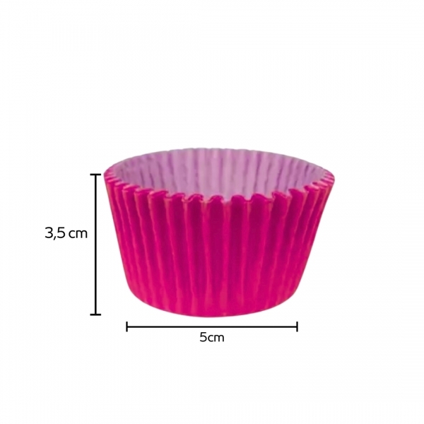 Forma para Cupcake 24x45un - ROSA