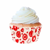 Forma para Cupcake 12x45un - CORAÇÃO