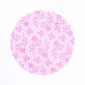 Fundo Rendado 07 25x100un - ROSA