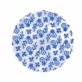 Fundo Rendado 09  25x100un - AZUL ESCURO