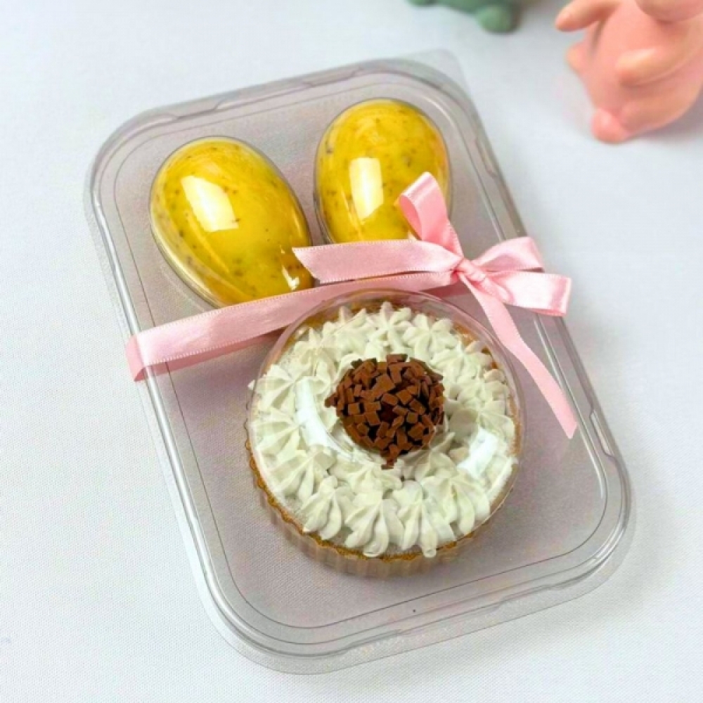 Bandeja 02 Ovos 50gr e Bolinho Cristal 20X05UN - Cristal