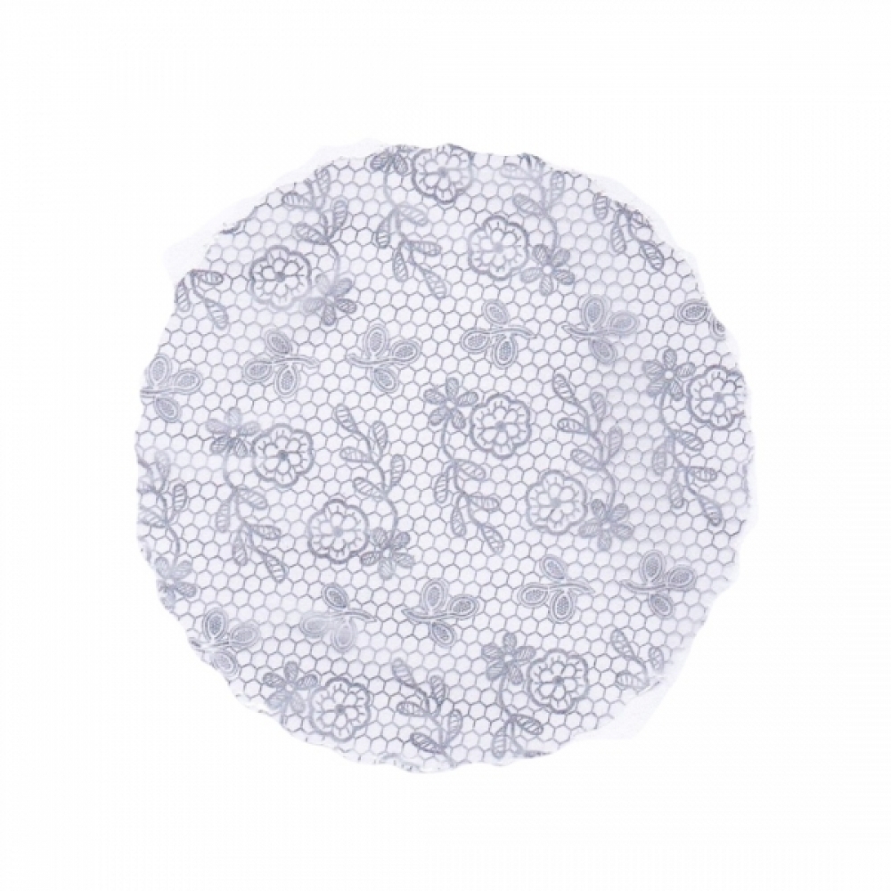 Fundo Rendado 07 25x100un - PRATA