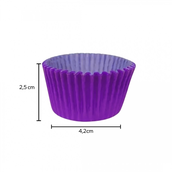 Forma para MINI Cupcake 12x45un - LILÁS