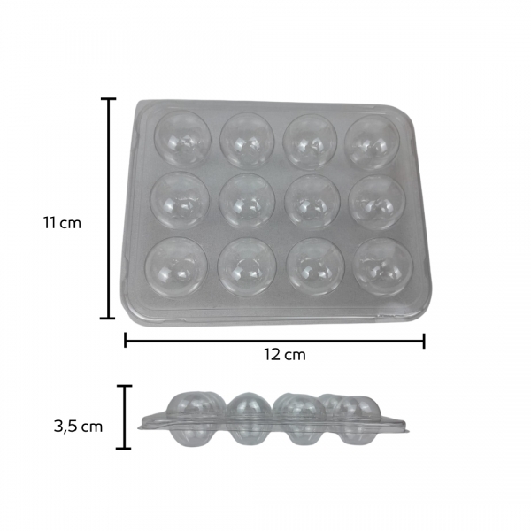 Flipball 12 Cavidades 16x05un - CRISTAL