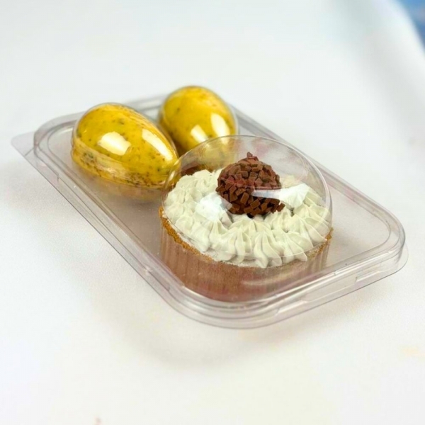 Bandeja 02 Ovos 50gr e Bolinho Cristal 20X05UN - Cristal