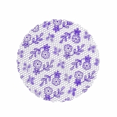 Fundo Rendado 09  25x100un - LILAS