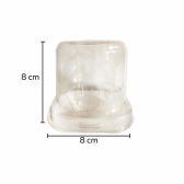 Cupula Cake 18x05un - CRISTAL