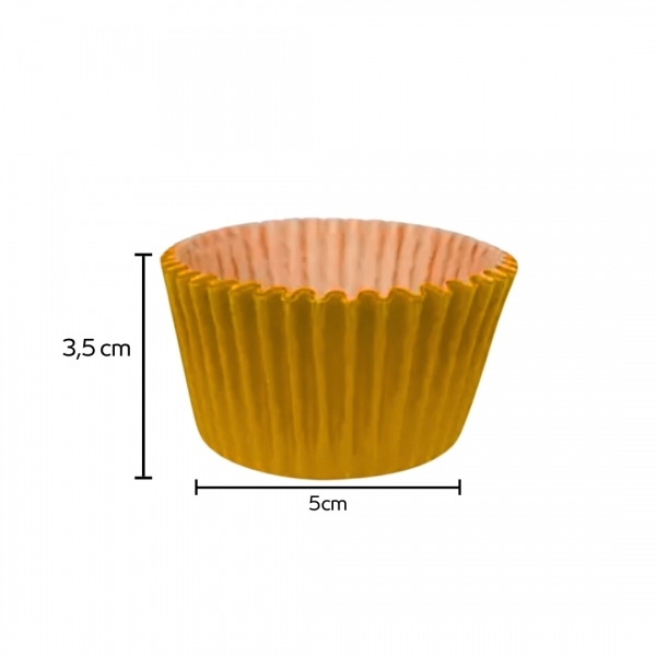 Forma para Cupcake 24x45un - AMARELO