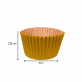 Forma para Cupcake 24x45un - AMARELO