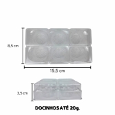 Candy Box 06 Cavidades 28x02un - VERMELHO METALIZADO