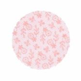 Fundo Rendado 09  25x100un - SALMÃO