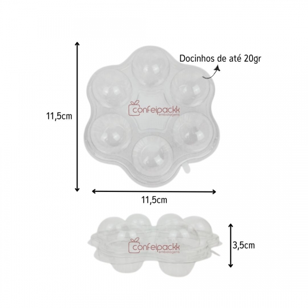 Flipball Guirlanda 06 Cavidades 24x05un - CRISTAL