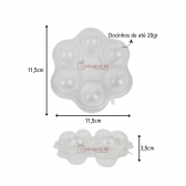 Flipball Guirlanda 06 Cavidades 24x05un - CRISTAL