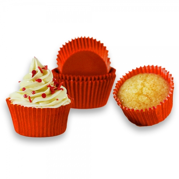 Forma para MINI Cupcake 12x45un - LARANJA