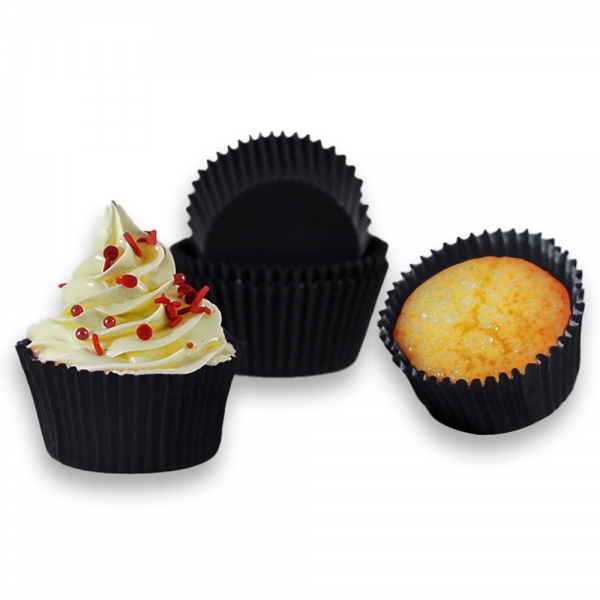 Forma para Cupcake 24x45un - PRETO