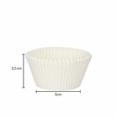 Forma para Cupcake 24x45un - BRANCO