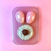 Bandeja 02 Ovos 50gr e Bolinho Cristal 20X05UN - Cristal