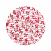 Fundo Rendado 09  25x100un - VERMELHO