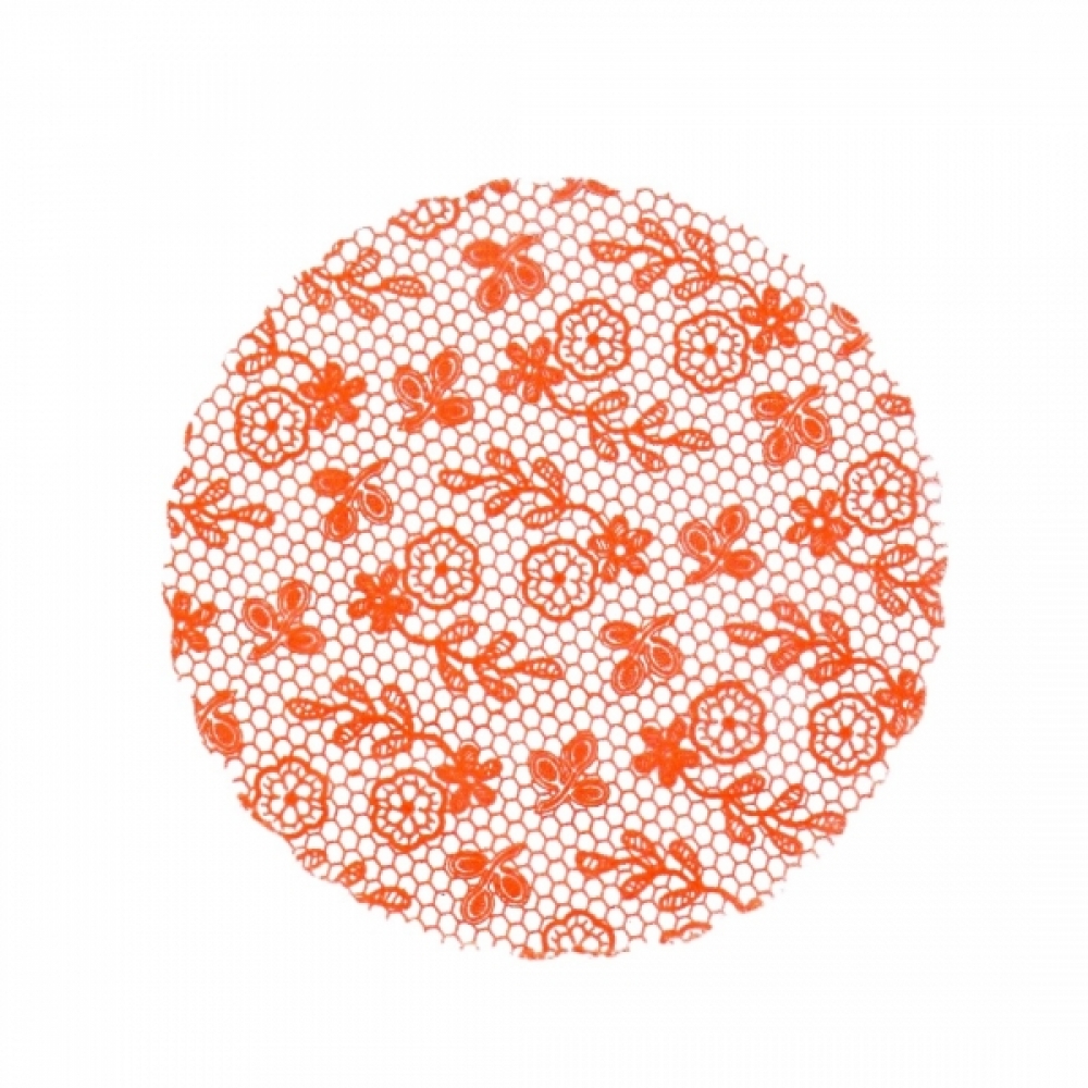 Fundo Rendado 09  25x100un - LARANJA