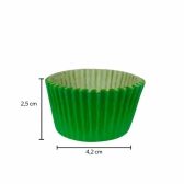 Forma para MINI Cupcake 12x45un - VERDE CLARO