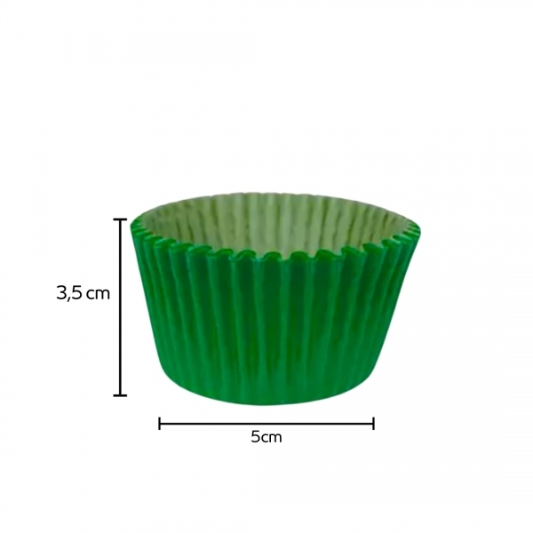 Forma para Cupcake 24x45un - VERDE ESCURO