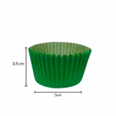 Forma para Cupcake 24x45un - VERDE ESCURO