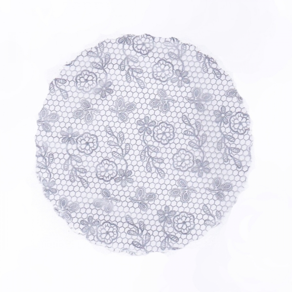 Fundo Rendado 09  25x100un - PRATA