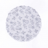 Fundo Rendado 09  25x100un - PRATA