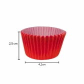 Forma para MINI Cupcake 12x45un - VERMELHO
